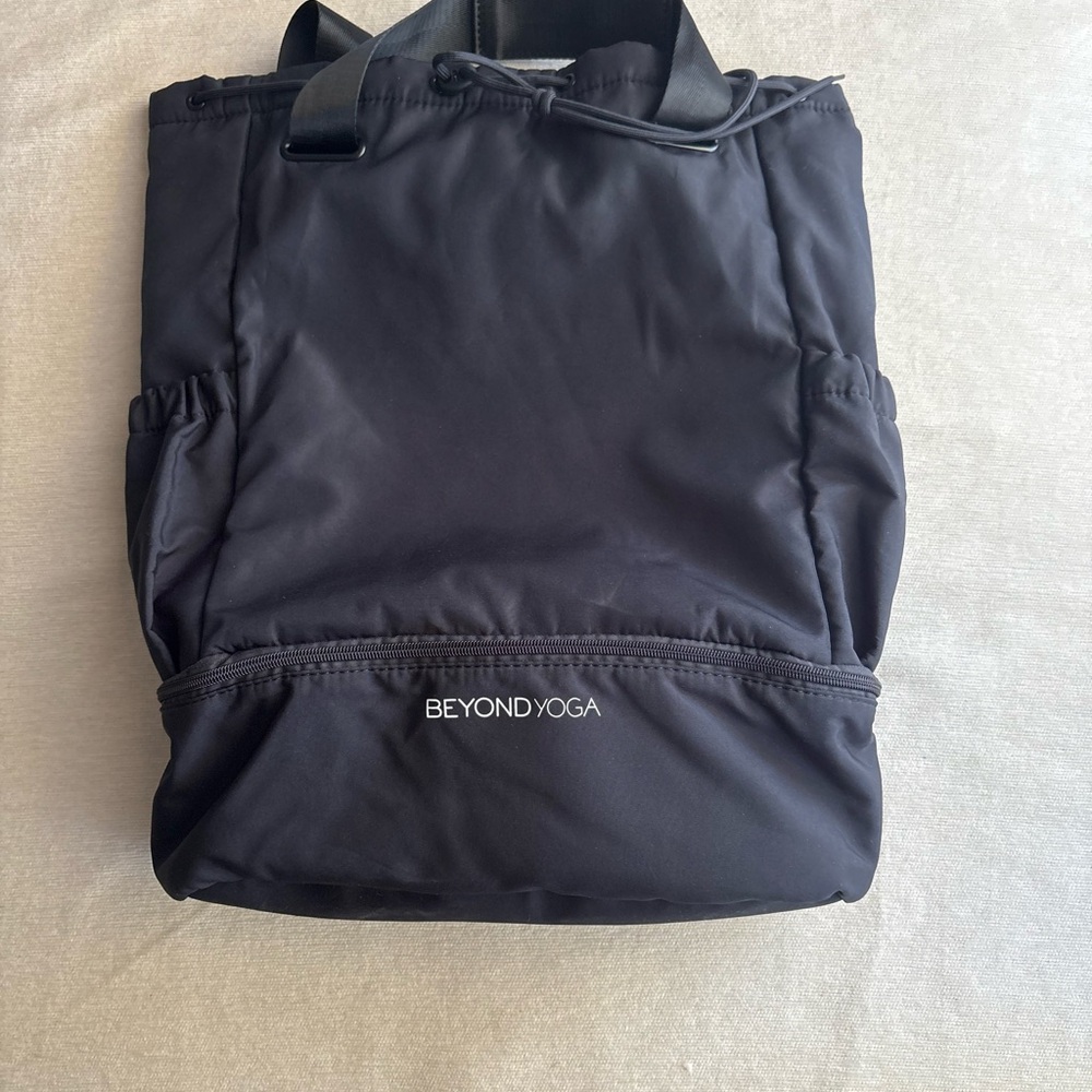 Beyond Yoga Charcoal Backpack